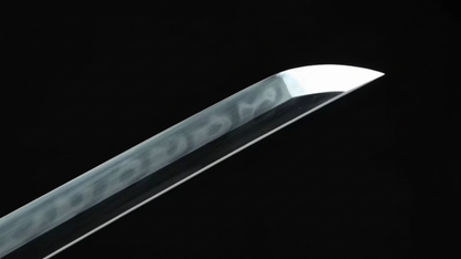 Katana Shinjū SS731 — acier T10 trempé à l'argile avec hamon réel et saya incrustée de nacre — Atelier Katana