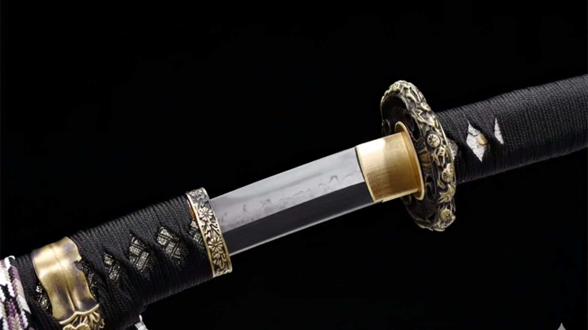 Katana Kajiya SS273 — forgé à la main, hamon réel, kissaki traditionnel — Atelier Katana