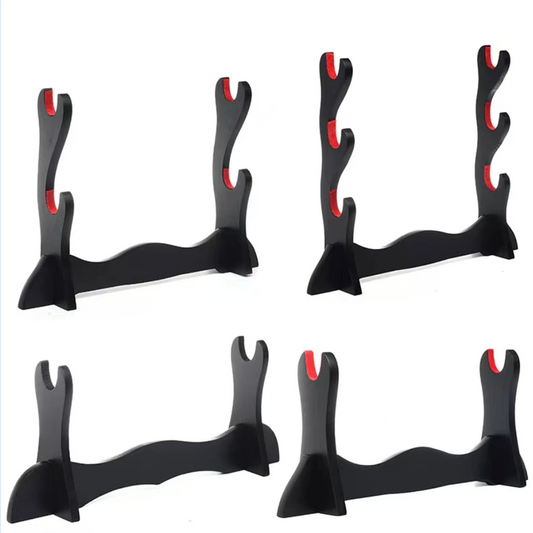 Support Katana en Bois – Présentoir Horizontal 1 à 4 Lames