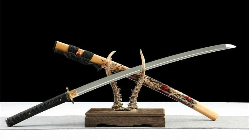 Katana Arashi — Acier haut carbone — Lame manuellement polie — vue 5