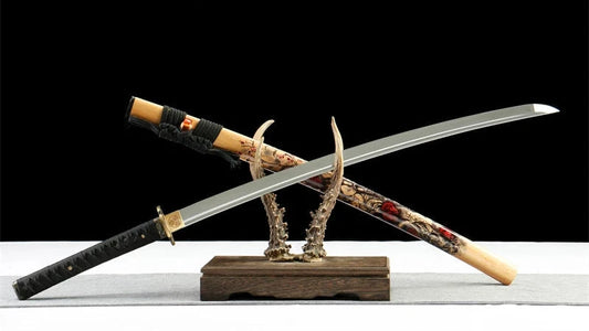 Katana Arashi — Acier haut carbone — Lame manuellement polie — vue 5