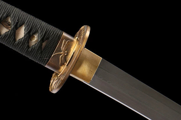 Katana Kasumi — Damas 3 éclats forgé — Hamon réel — vue 10