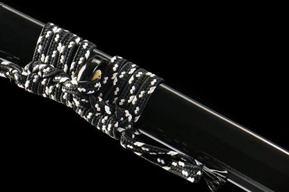 Katana Kasumi — Damas 3 éclats forgé — Hamon réel — vue 11